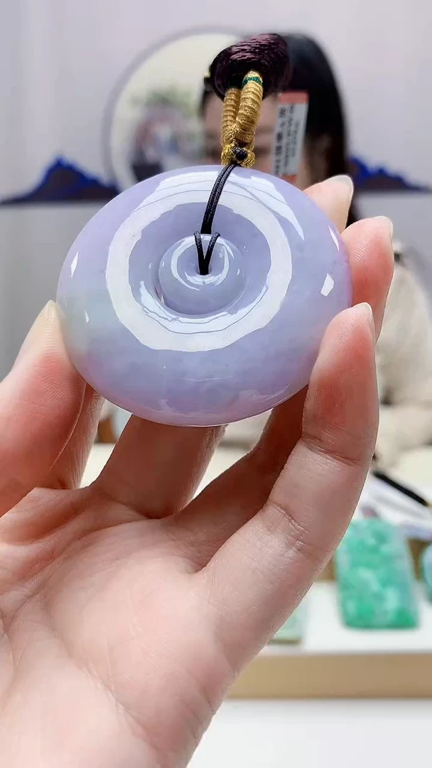 未镶嵌定制翡翠4852zm-毛货挂件扣子37