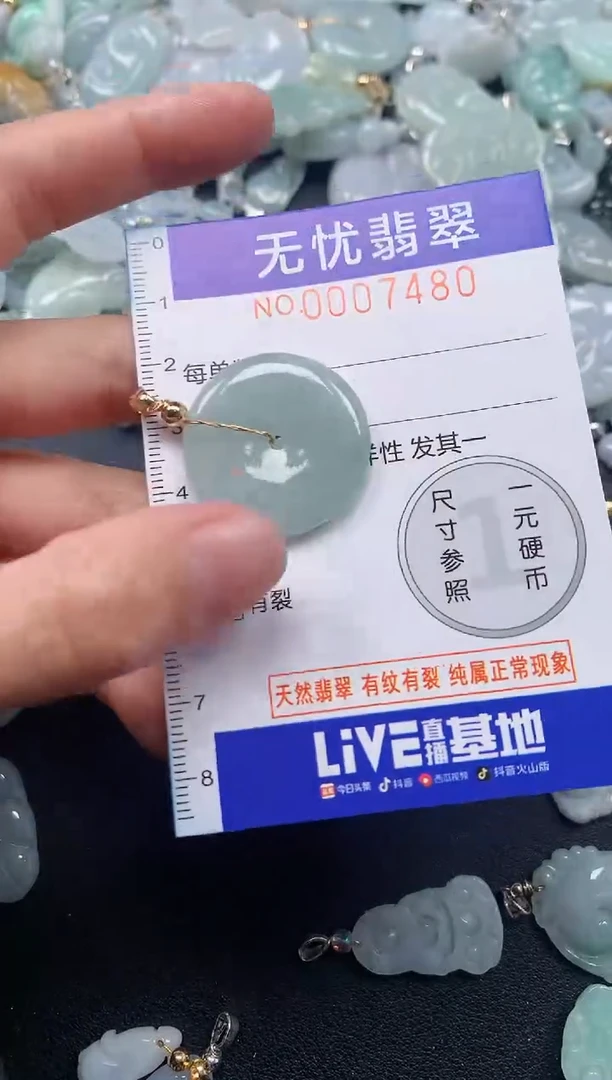 颈饰未镶嵌翡翠7480