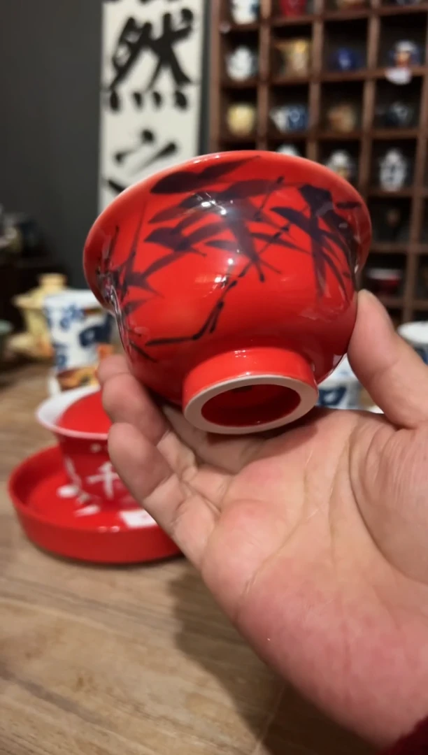 【闪购商品】观云听雨原创手绘茶具