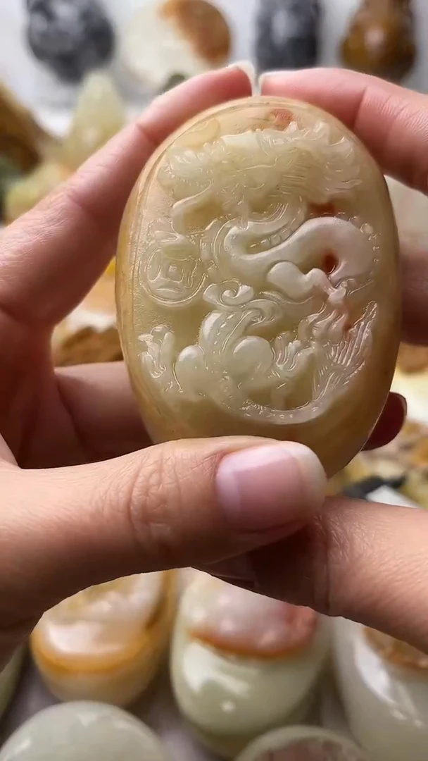 石材古青石棉纹正常不退换盘龙