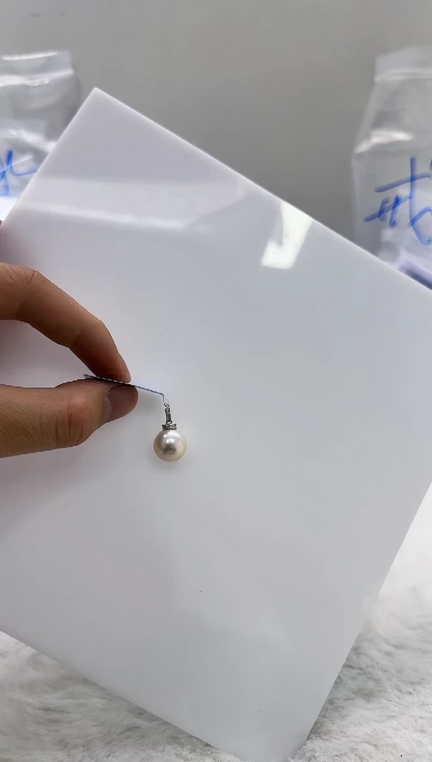 【闪购商品】淡水珍珠DA银S925镶嵌b639 白珠吊坠12