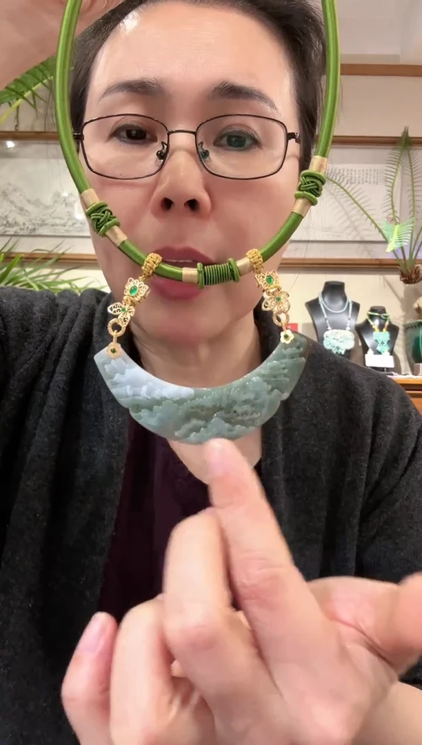 【闪购商品】翡翠颈饰未镶嵌国风