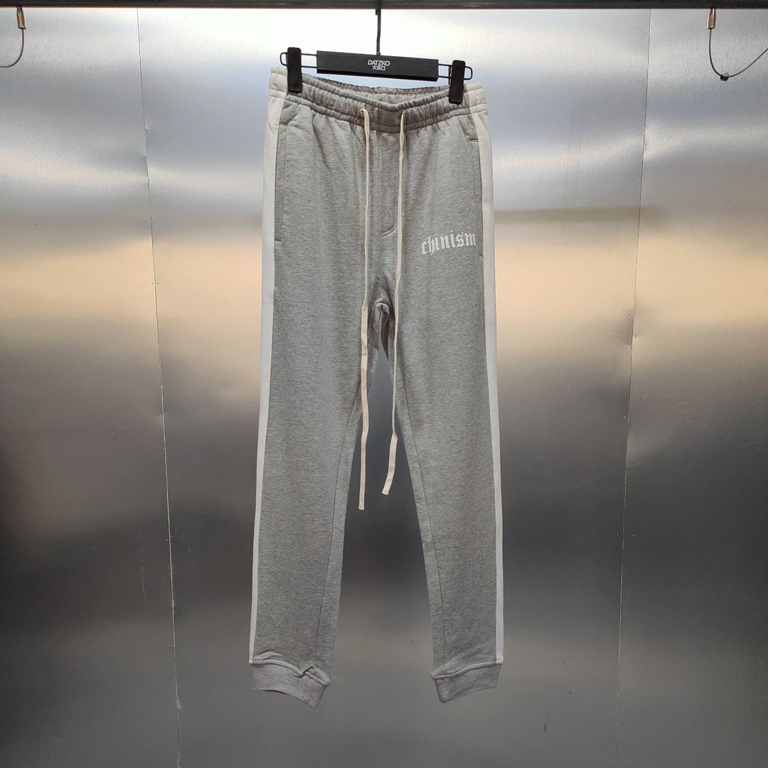 G05-122504-CHI春秋季裤腿拼色设计时尚针织长裤