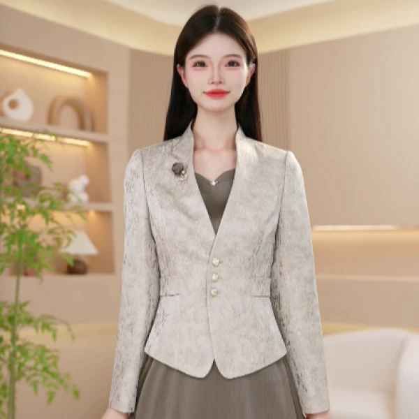 2025秋季精致轻奢气质修身高端减龄女装套裙两件套M-4XL