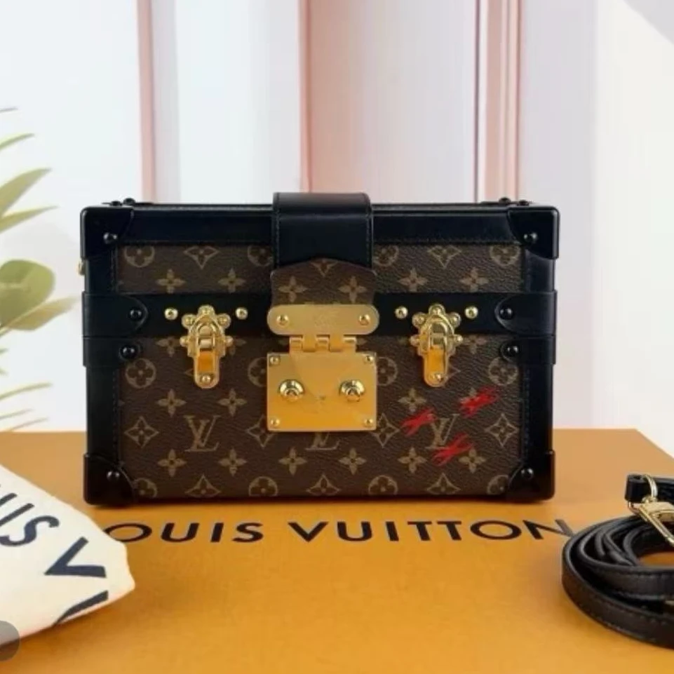 95新 LouisVuitton/路易威登  LV黑色老花硬盒子盒子 THCI2692