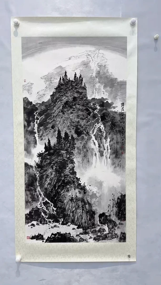 【闪购商品】纸本1炳山艺术----------潘如华作品