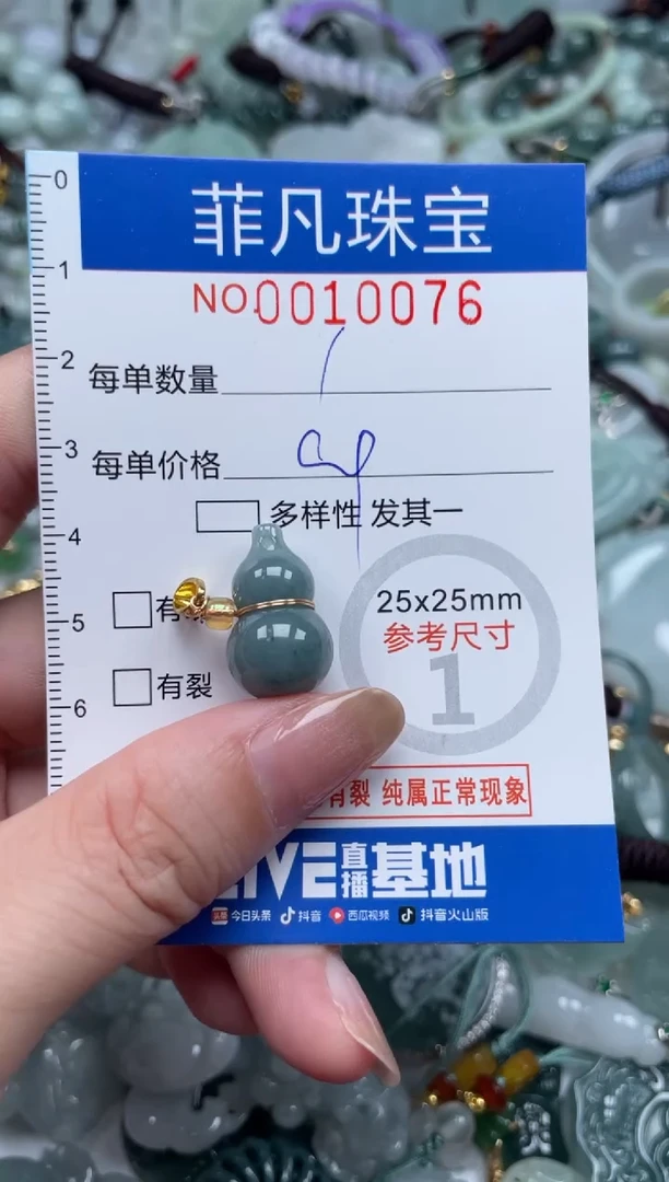 翡翠未镶嵌颈饰00..10076