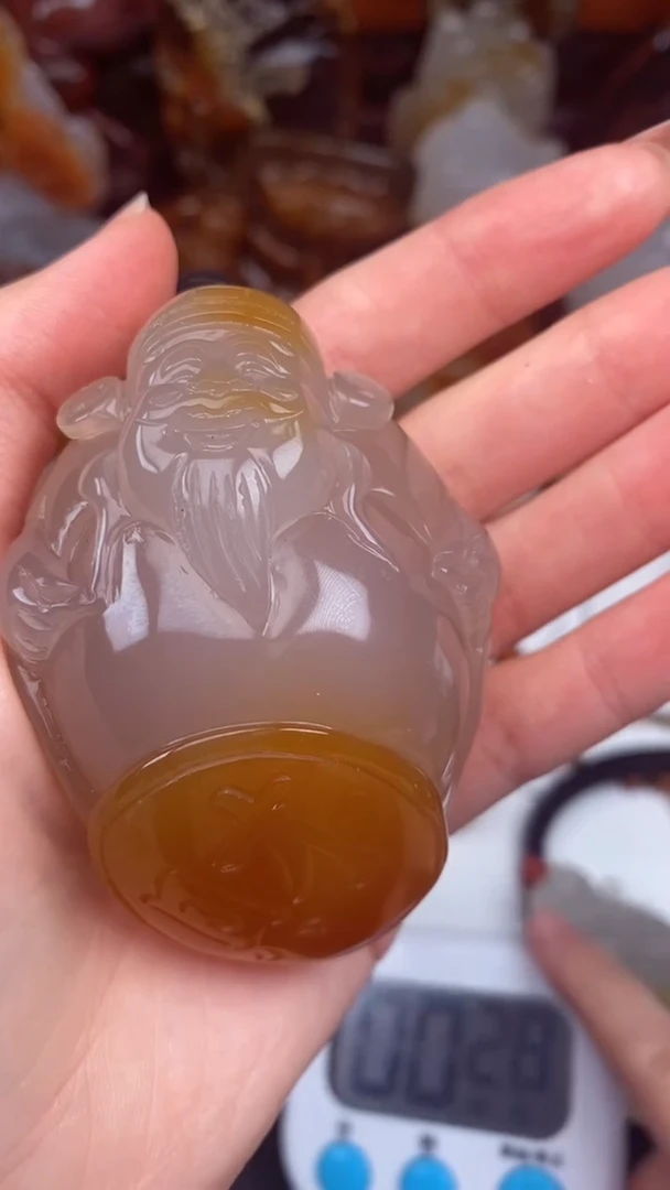 玛瑙/玉髓颈饰未镶嵌快****4AA