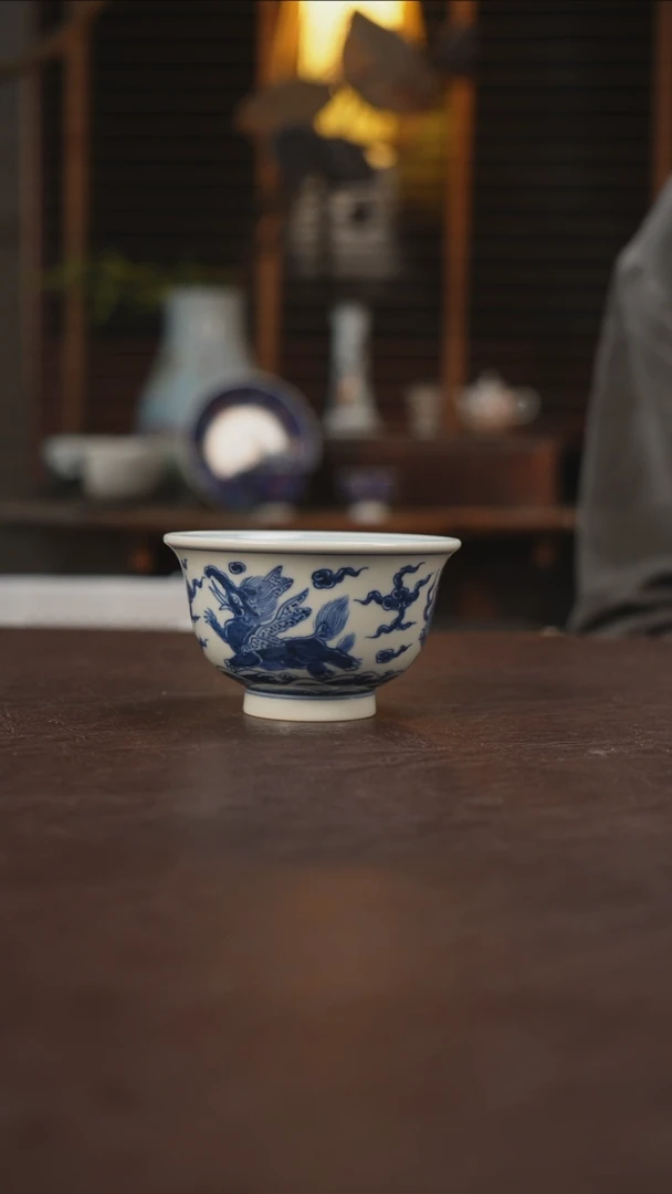 杯景德镇陶瓷杯碗柴烧多人S47