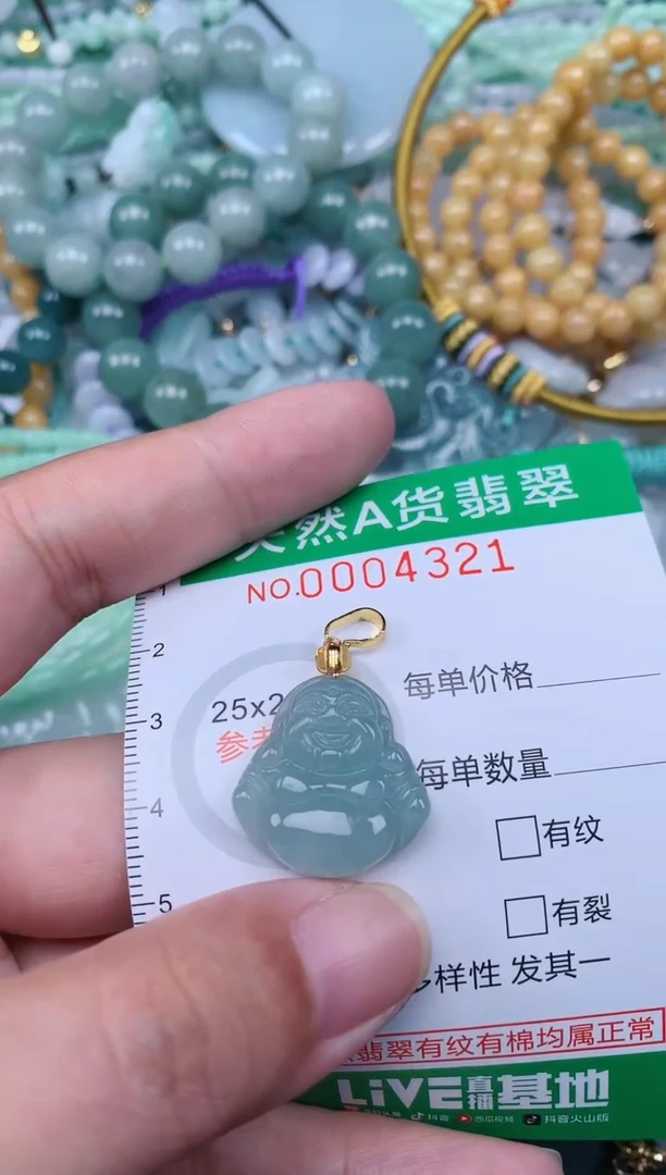 翡翠未镶嵌颈饰.0004321