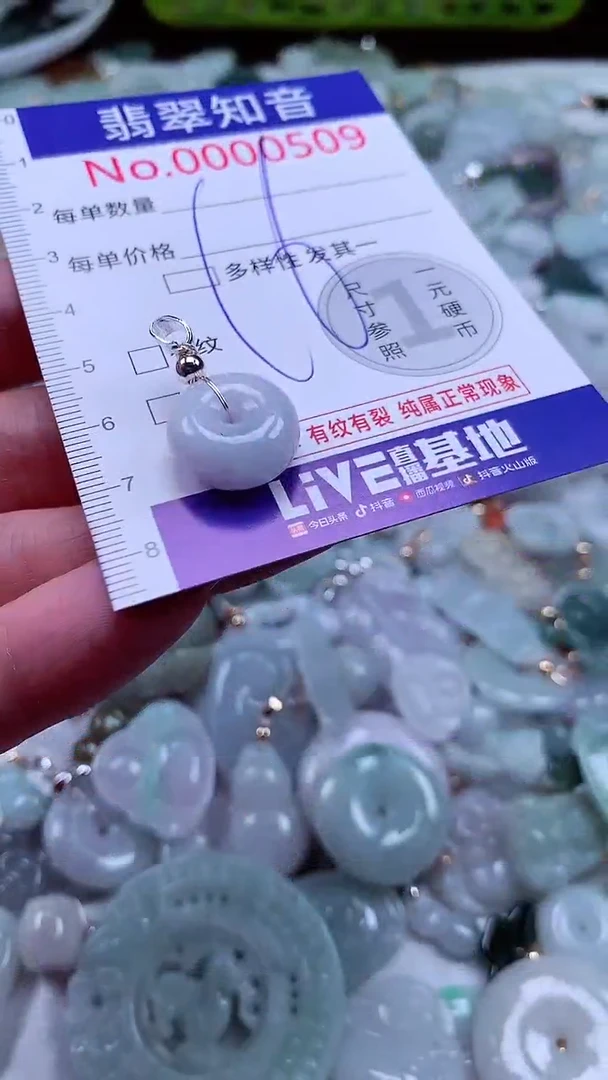 吊坠(不含链)未镶嵌翡翠509