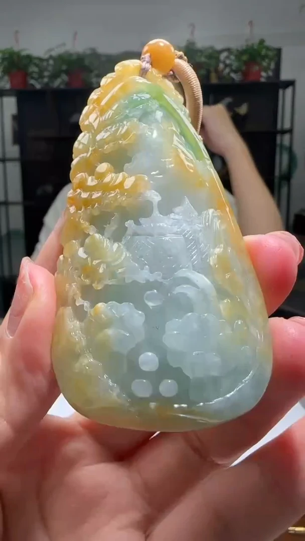 【闪购商品】翡翠颈饰未镶嵌天然翡翠A货吊坠