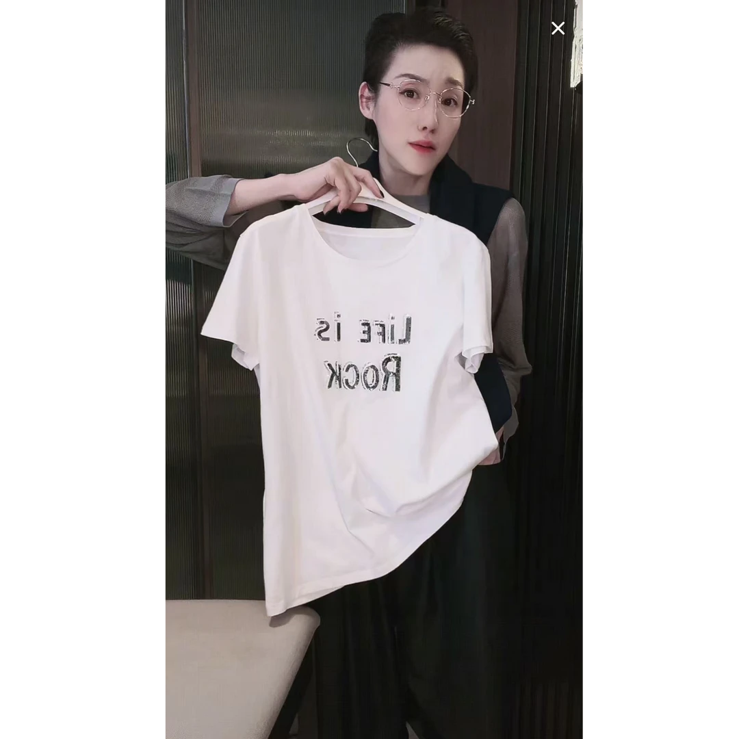 MNFK 出口订单的刺绣 短袖 TX0120