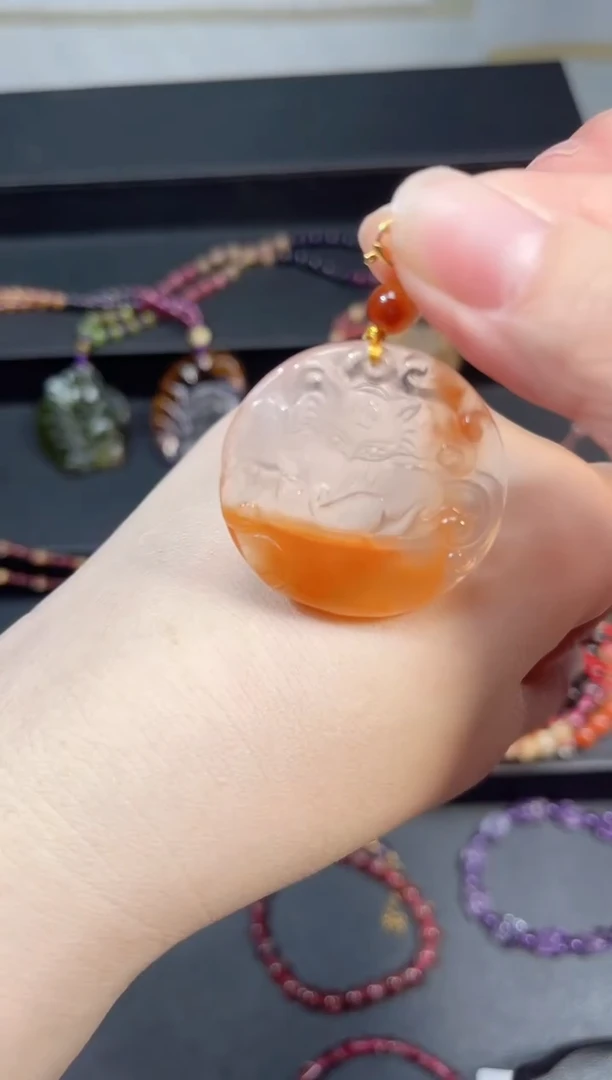 未镶嵌颈饰水晶【百晶灵儿】定制款