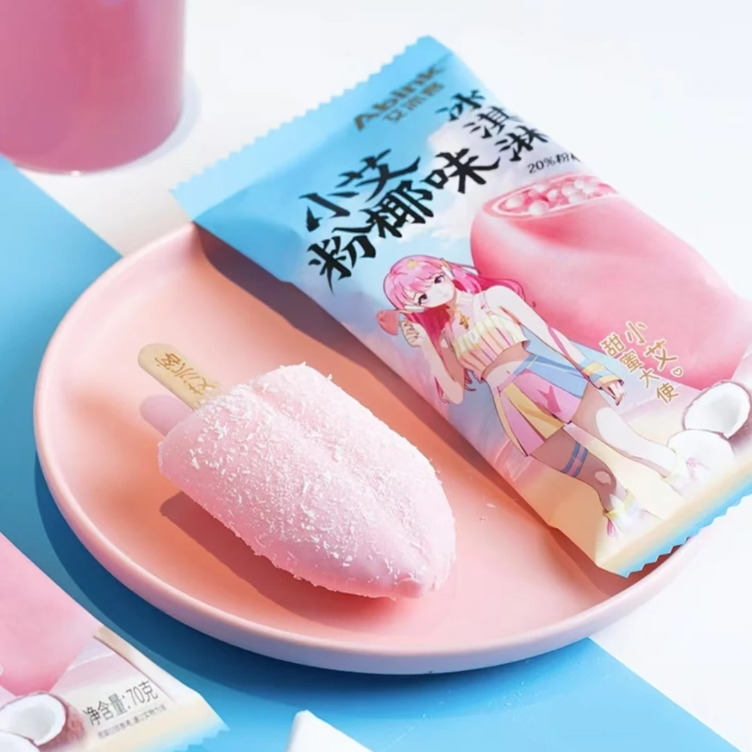 1支艾冰客小爱粉椰雪糕
