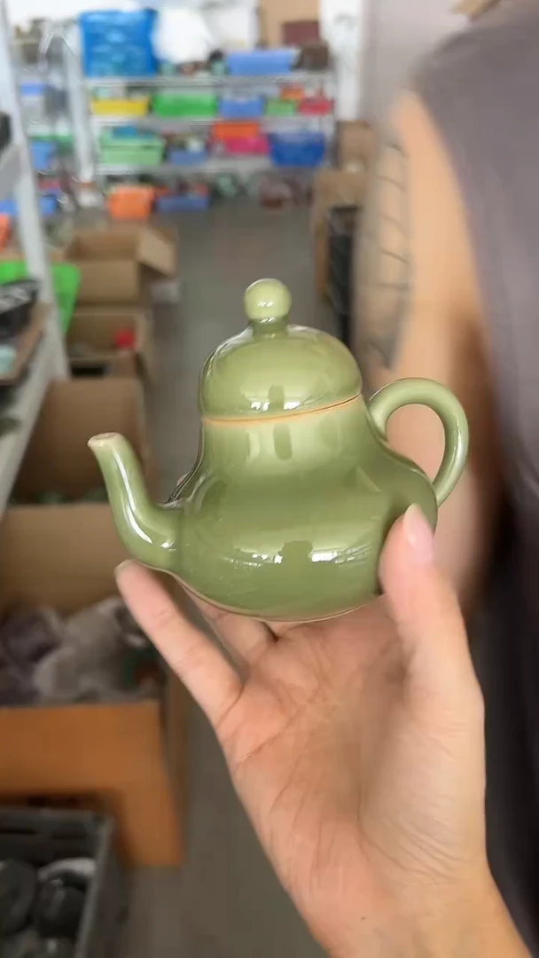 龙泉云间青瓷小米茶器
