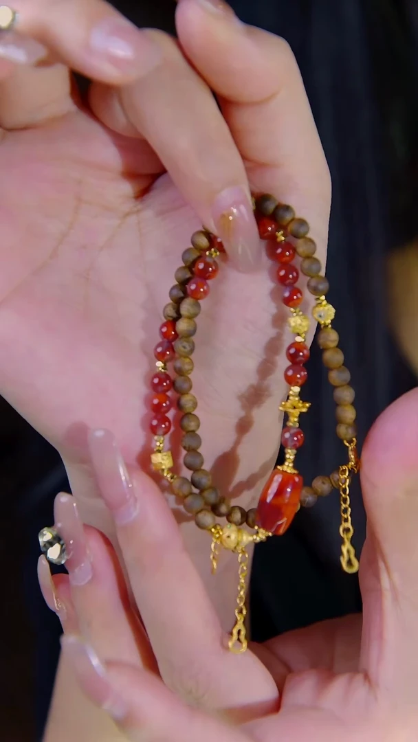 未镶嵌项链南红玛瑙项链福福