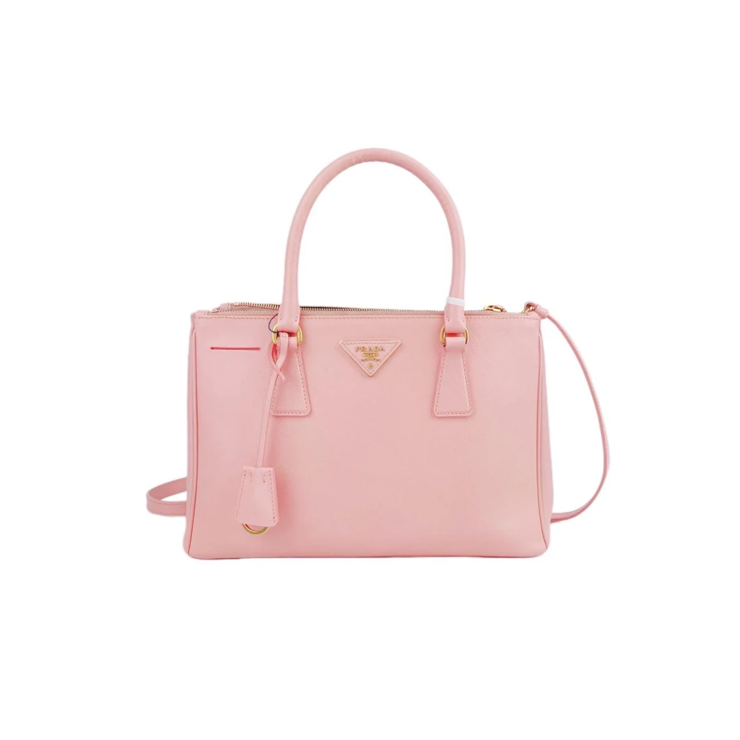95新 Prada/普拉达 粉色金标杀手包