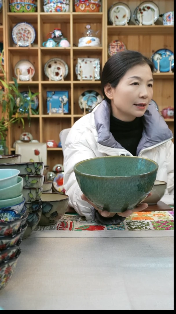 瓷片小可陶瓷高温一只大碗