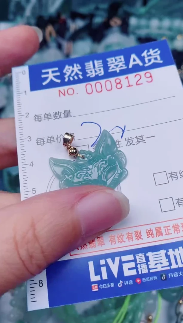 颈饰未镶嵌翡翠00008129