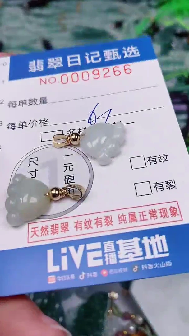 【闪购商品】翡翠颈饰未镶嵌00009266