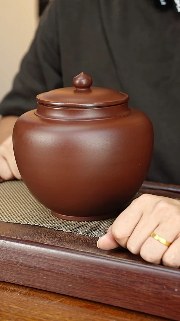 宜兴原矿紫砂茶叶罐