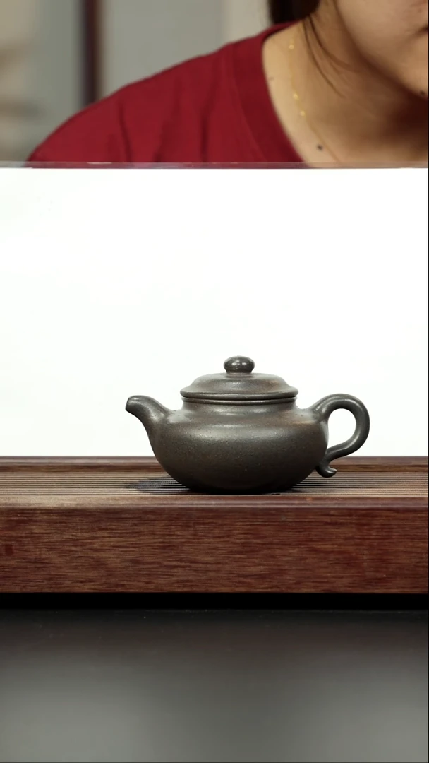 紫砂茶壶百年岩中泥仿古