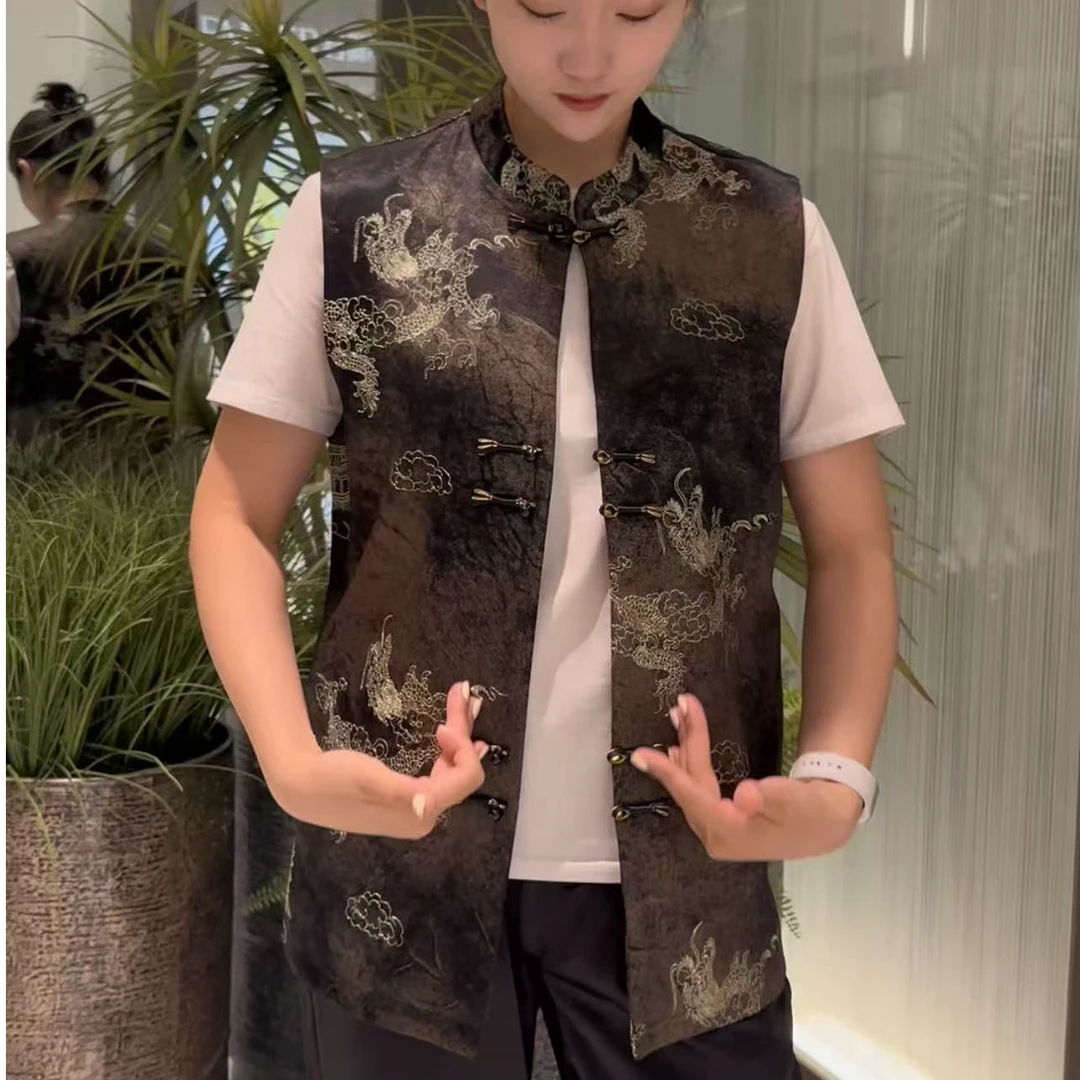 23 286男士潮流时尚国潮休闲马甲