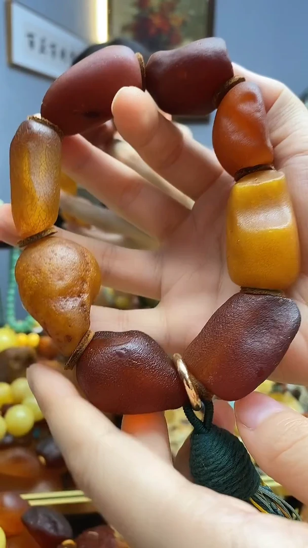 手链琥珀未镶嵌手串