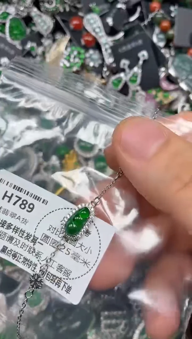 颈饰未镶嵌翡翠H789手链