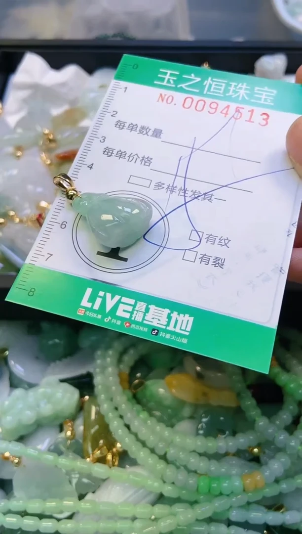 翡翠未镶嵌颈饰闪购0094513