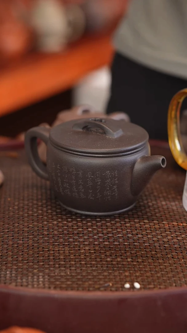 茶壶紫砂原矿手工制作宽口