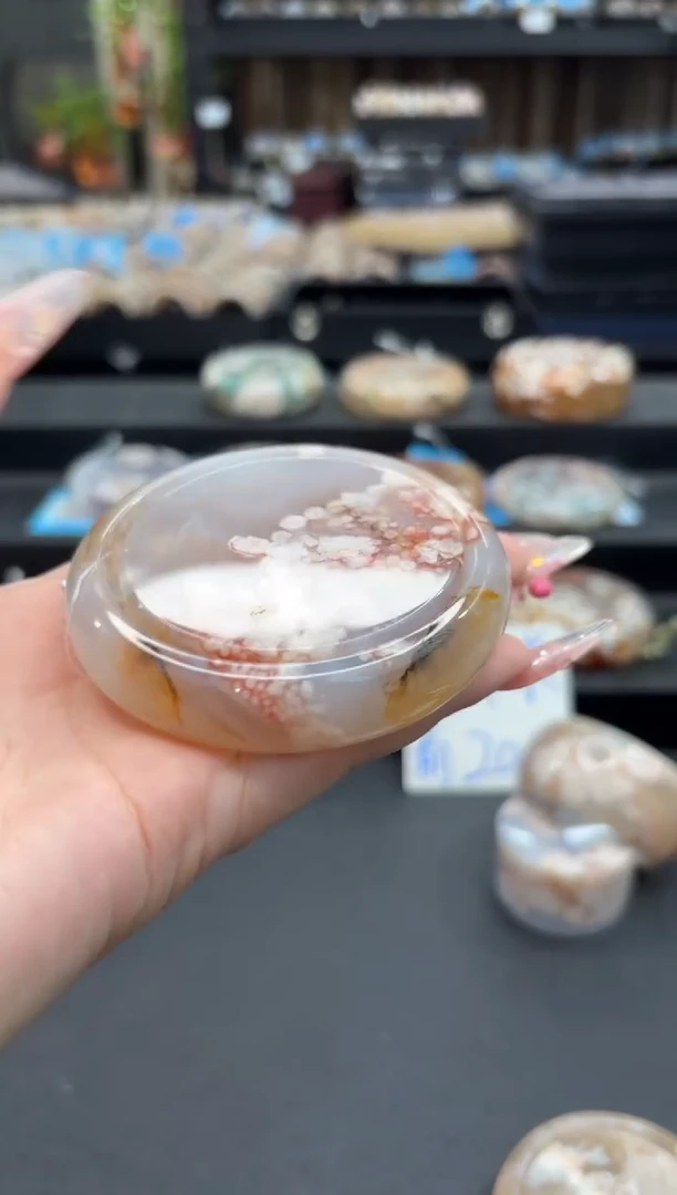 未镶嵌手镯石英质玉52(61圈赠送镯心)