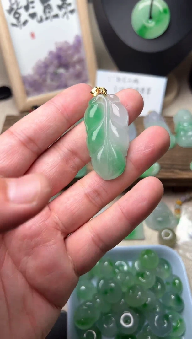 颈饰未镶嵌翡翠所见即所得，一图一物