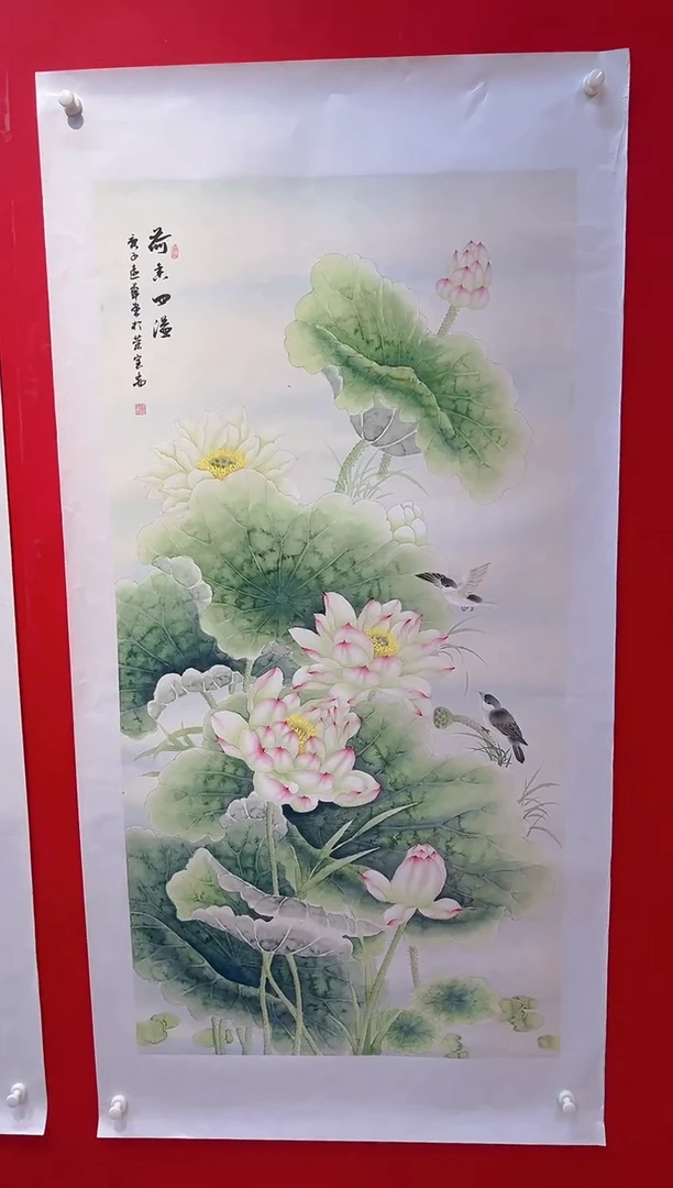 国画画家陆远华纯手绘原作