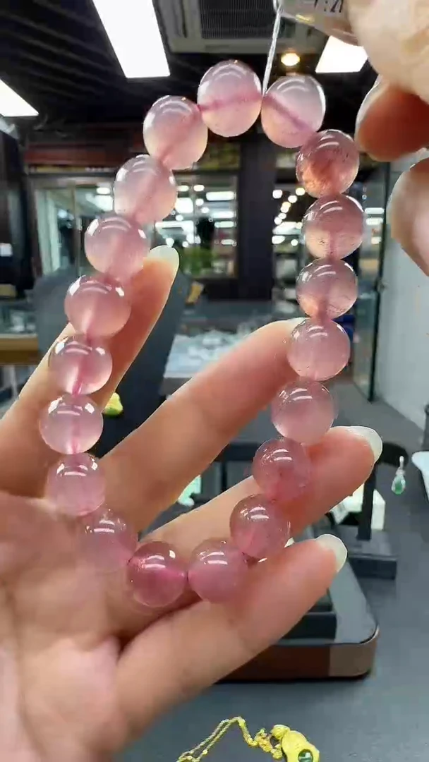 未镶嵌手链水晶草莓晶手链