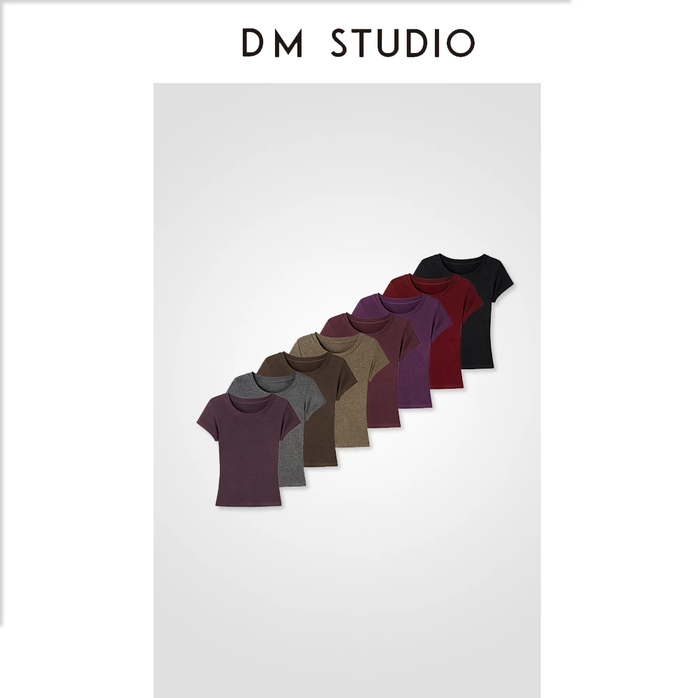 【DM】收藏家 | 桑蚕丝+莱赛尔 百搭休闲圆领短袖套头T恤#770090