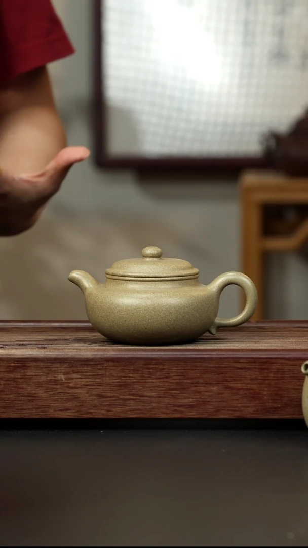 紫砂茶壶青段大仿古