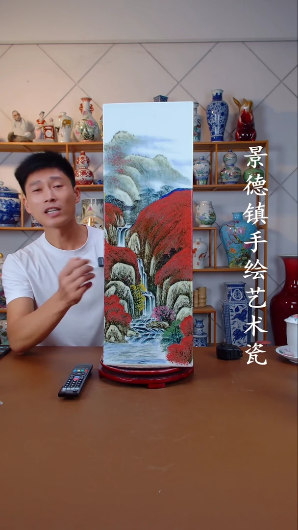 现代景德镇手工手绘陶瓷摆件79