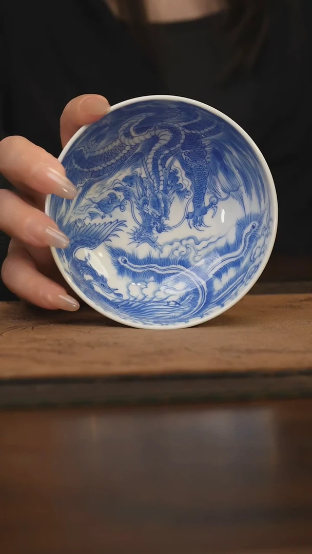 杯柴窑青花破价福利