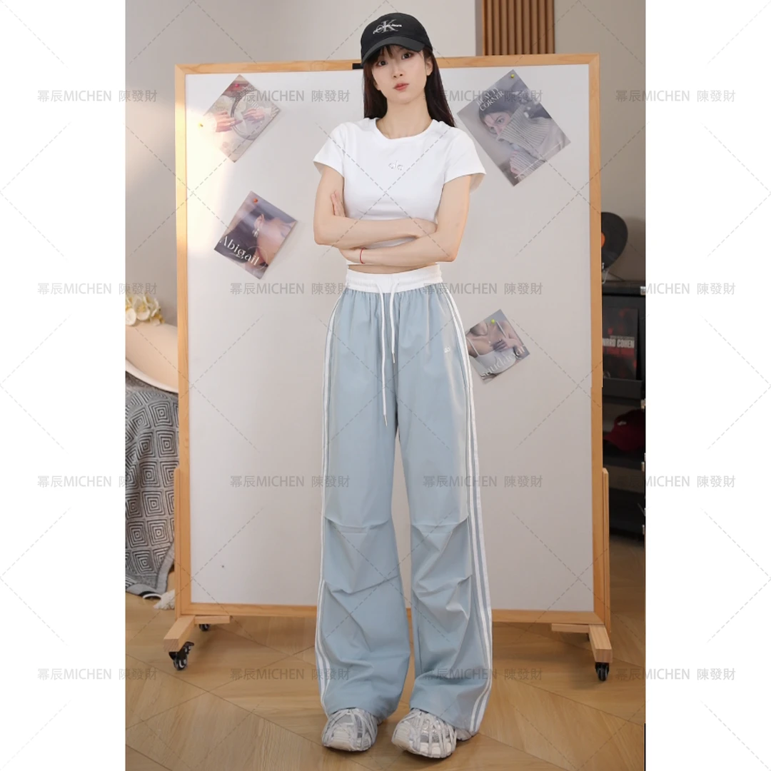 【直腿标杆】10号2025夏季新款休闲三杠工装裤2505