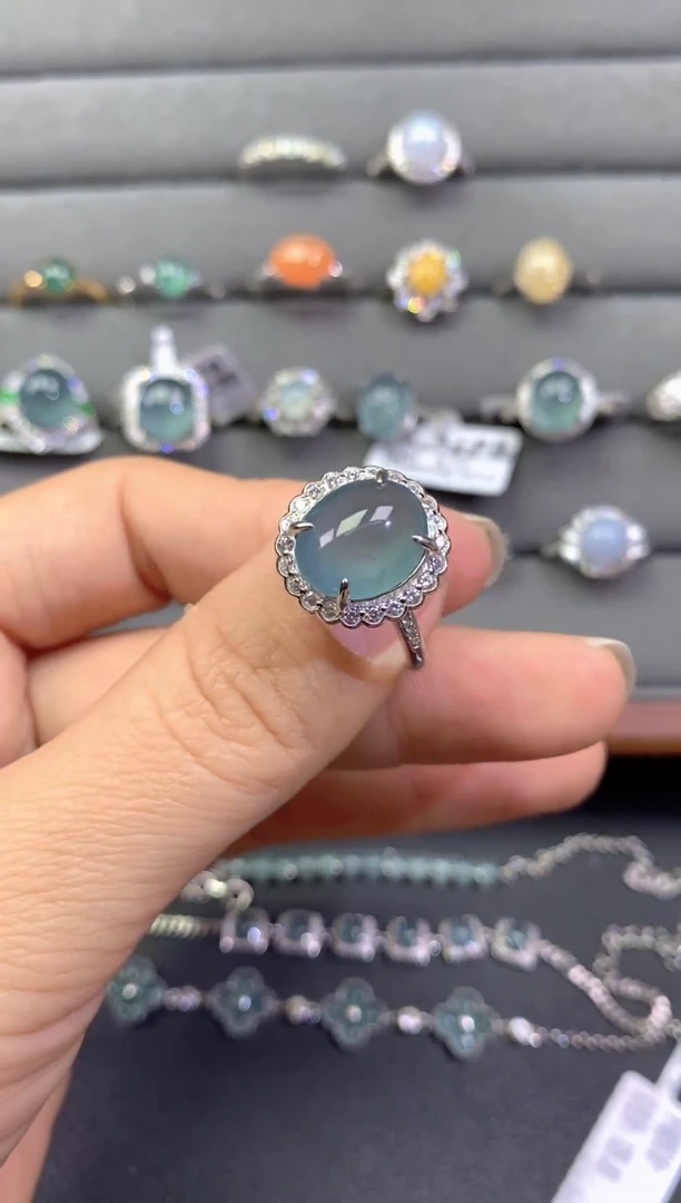 未镶嵌戒指翡翠天然A货翡翠