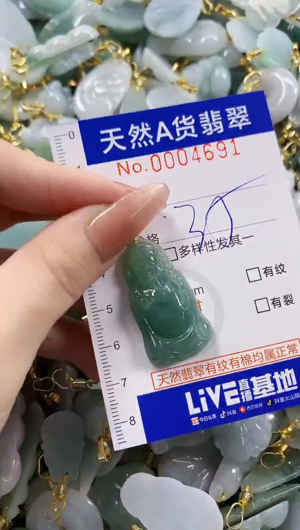 颈饰未镶嵌翡翠天然A货翡翠