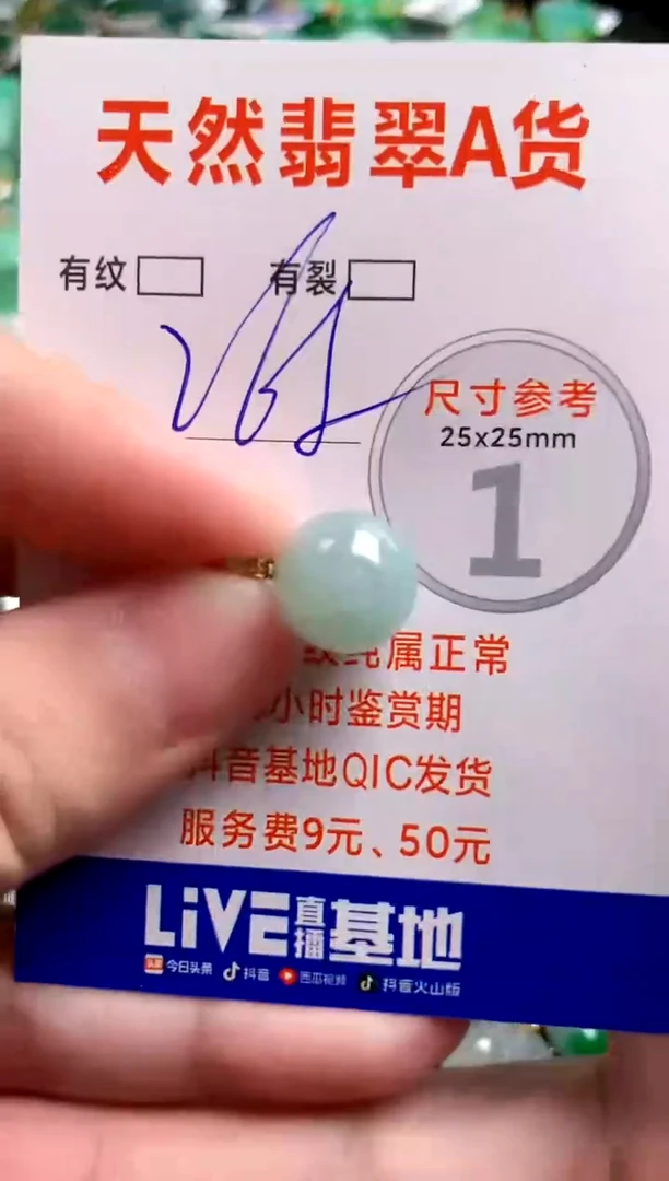 翡翠18K金镶嵌颈饰0281014376