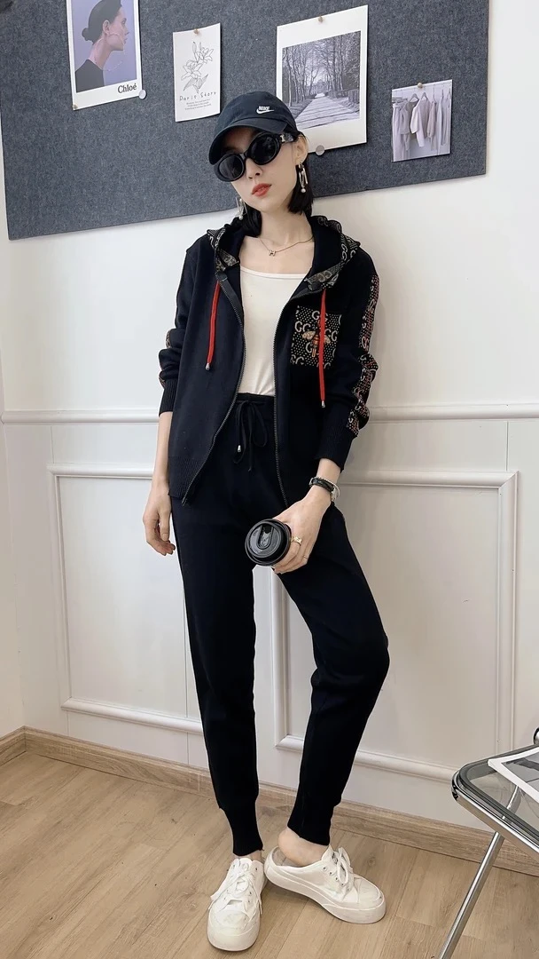 女秋季2025新款洋气名媛撞色口袋圆领皮夹克短外套20
