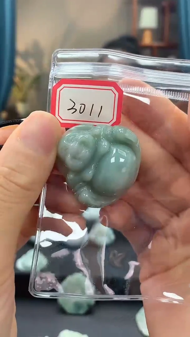 颈饰未镶嵌翡翠3011佛公（多样性发一件）