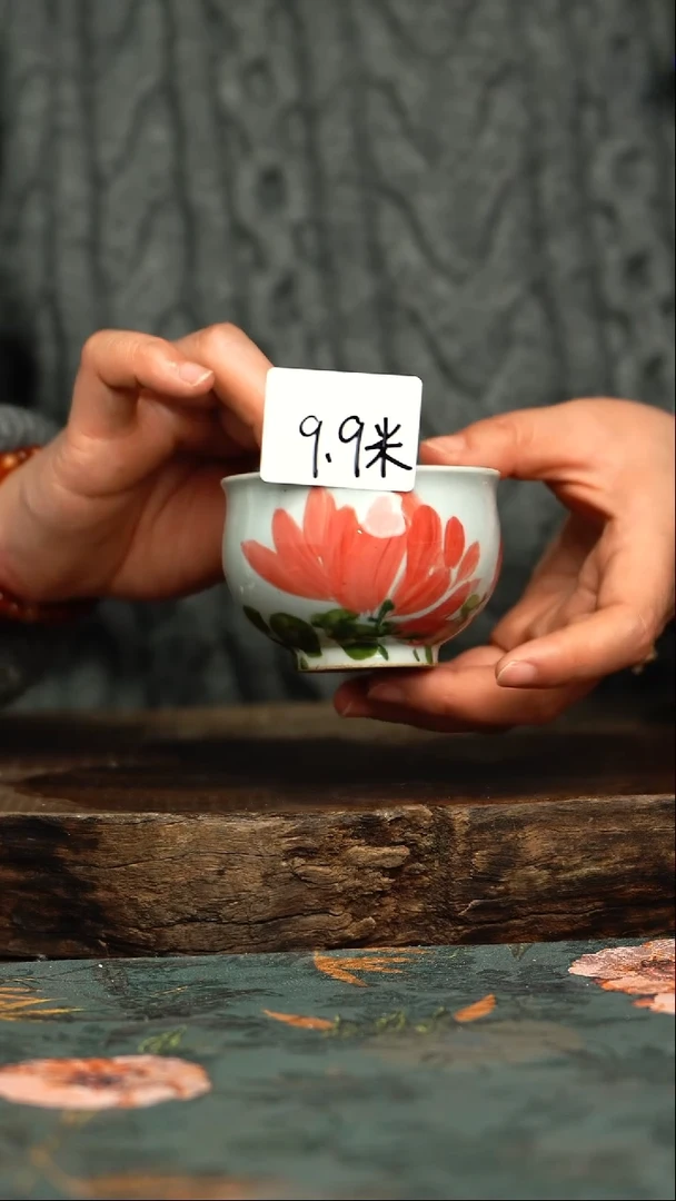 【闪购商品】杯釉下彩手工手绘同款陶器