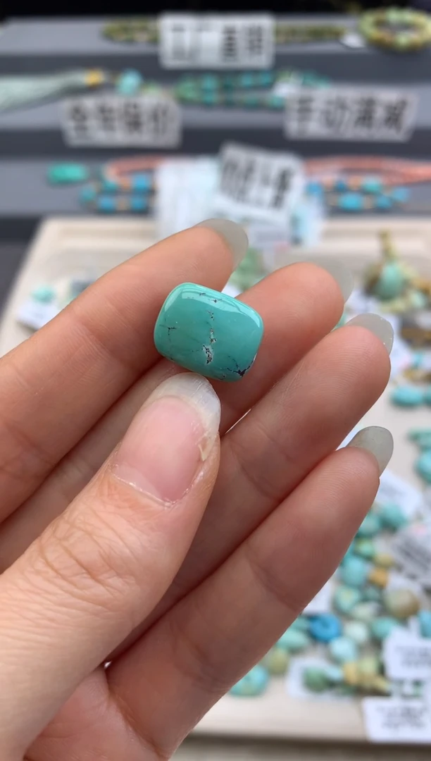 未镶嵌绿松石精工雕刻茜.F49