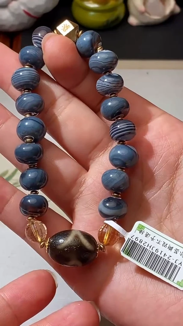 玛瑙/玉髓（覆膜）颈饰未镶嵌多宝项链多样性发其一