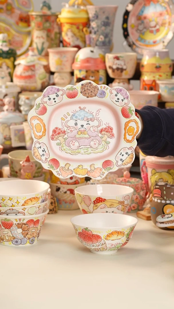 其他景德镇釉下彩手绘设计师款陶瓷